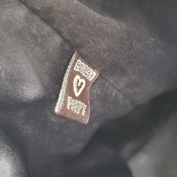 Coach 18676 Quilted Poppy Black on Black Jacquard Silver Tote Bag - Picture 16 of 17